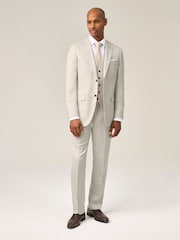 Skopes Cream Antonio Tailored Fit Suit Jacket - Image 2 of 3