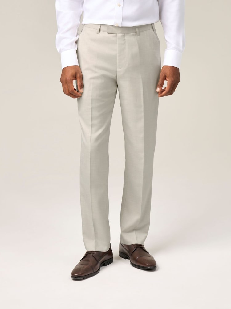 Skopes Cream Antonio Tailored Fit Suit Trousers - Image 1 of 4