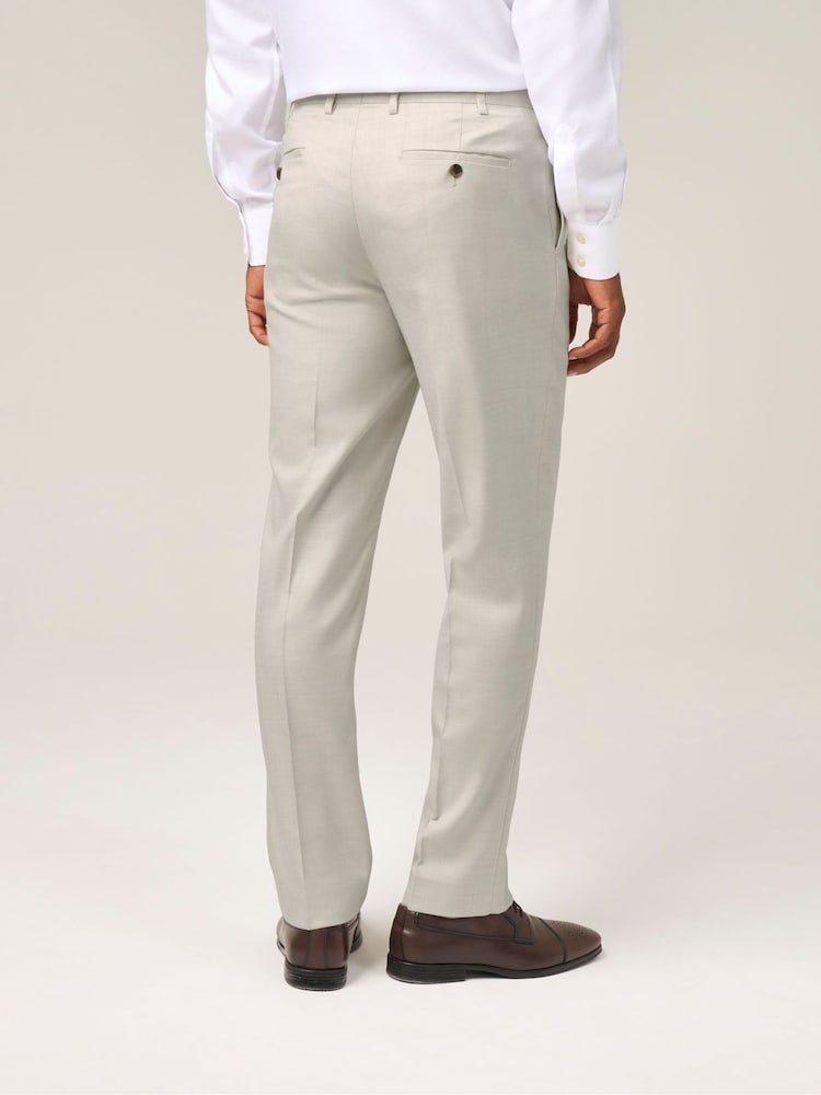 Skopes Cream Antonio Tailored Fit Suit Trousers - Image 2 of 4