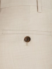 Skopes Cream Antonio Tailored Fit Suit Trousers - Image 3 of 4
