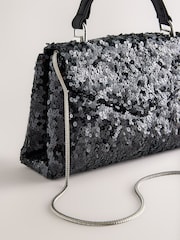 Black Sequin Hand Held Bag - Image 3 of 5
