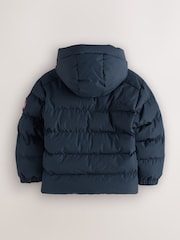 Superdry Navy Sports Puffer Coat - Image 8 of 11