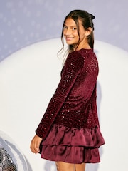 فستان حفلات 2 في 1 مزين بترتر من Lipsy (5-16 سنوات) - Image 5 of 5