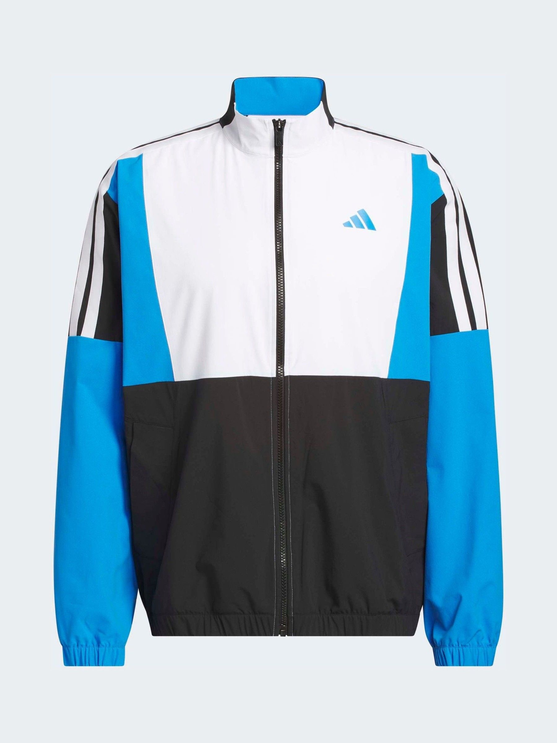 Buy adidas Golf White/Black Beyond Twistweave Full Zip Windbreaker