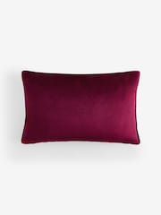Cut Velvet Abstract Wiggle Stripe Cushion - Obraz 4 z 4