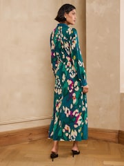 Love & Roses Zip Down Jersey Midi Dress - Bild 4 von 5