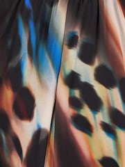 Love & Roses Blurred Animal Printed Belted Mini Dress - Image 5 of 5