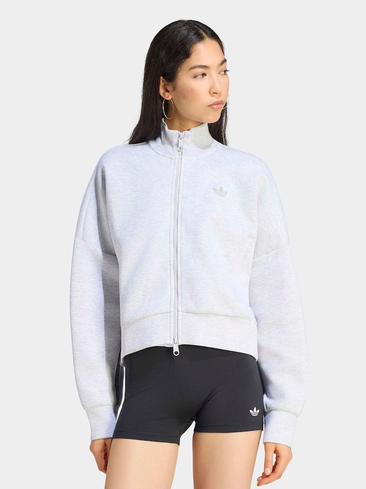 adidas originals Grey Spacer Track Top - Image 1 of 5 adidas originals Grey Spacer Track Top - Image 1 of 5