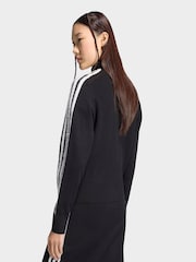 adidas originals Black Knitted Firebird Track Top - Image 2 of 6