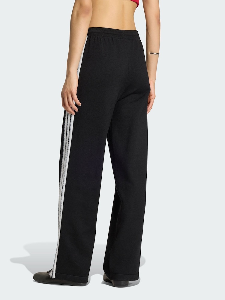 adidas Originals Black Knit Firebird Track Pants - Image 2 of 5 adidas Originals Black Knit Firebird Track Pants - Image 2 of 5