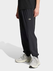 adidas Originals Black Tech Trefoil Essentials Track Pants - Image 1 of 6