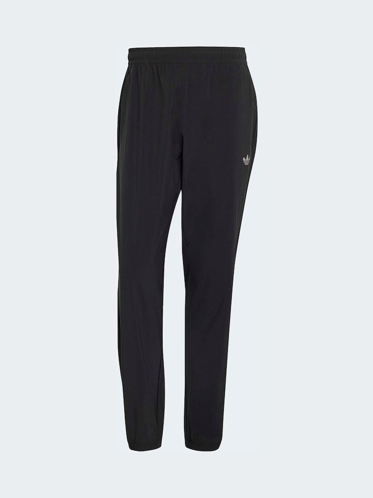 adidas Originals Black Tech Trefoil Essentials Track Pants - Image 6 of 6
