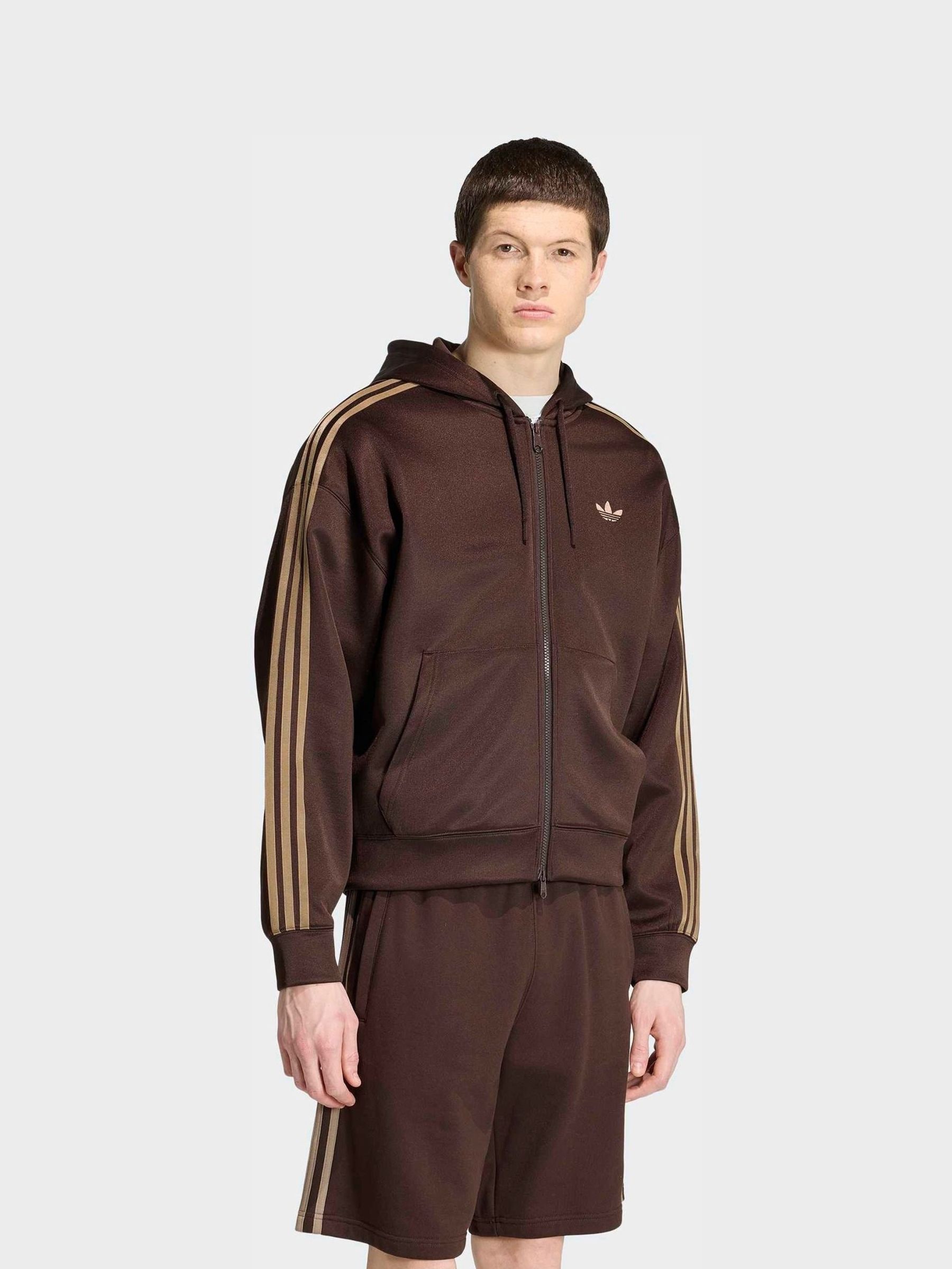 UNITED ARROWS ダークブラウン ベロア ジャージ adidas UNITED ARROWS
