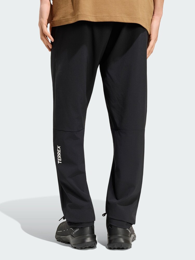 adidas Terrex Black Multi Essentials Stretch Tracksuit Bottoms - Image 2 of 7 adidas Terrex Black Multi Essentials Stretch Tracksuit Bottoms - Image 2 of 7