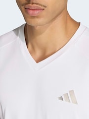 adidas White Tennis Climacool + Freelift Pro T-Shirt - Image 4 of 7