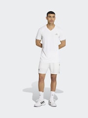 adidas White Tennis Climacool + Freelift Pro T-Shirt - Image 6 of 7