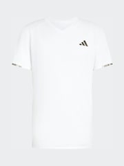 adidas White Tennis Climacool + Freelift Pro T-Shirt - Image 7 of 7