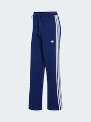 adidas Originals Blue Knit Firebird Track Pants - Image 5 of 6
