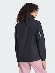 adidas Terrex Black Multi Essentials Two Layer Climaproof Rain Jacket - Image 2 of 6