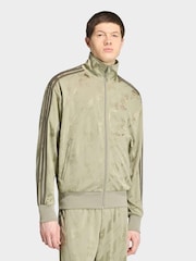 adidas originals Green Monogram Firebird Track Jacket - Image 1 of 6