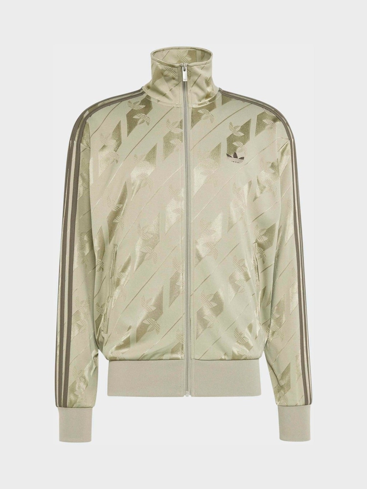 adidas originals Green Monogram Firebird Track Jacket - Image 6 of 6