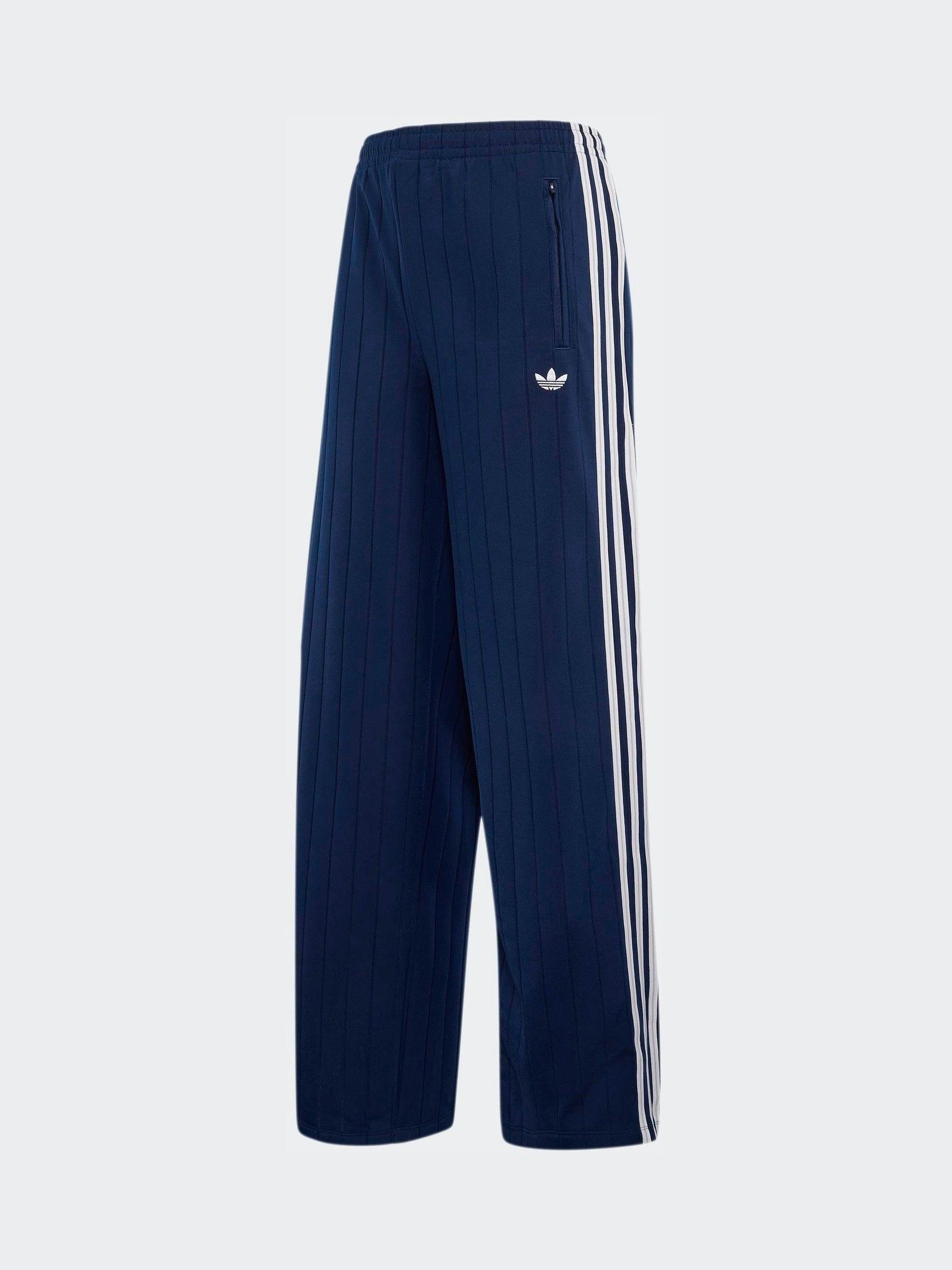 Buy adidas Originals Blue Pinstripe Firebird Loose Trackpant from
