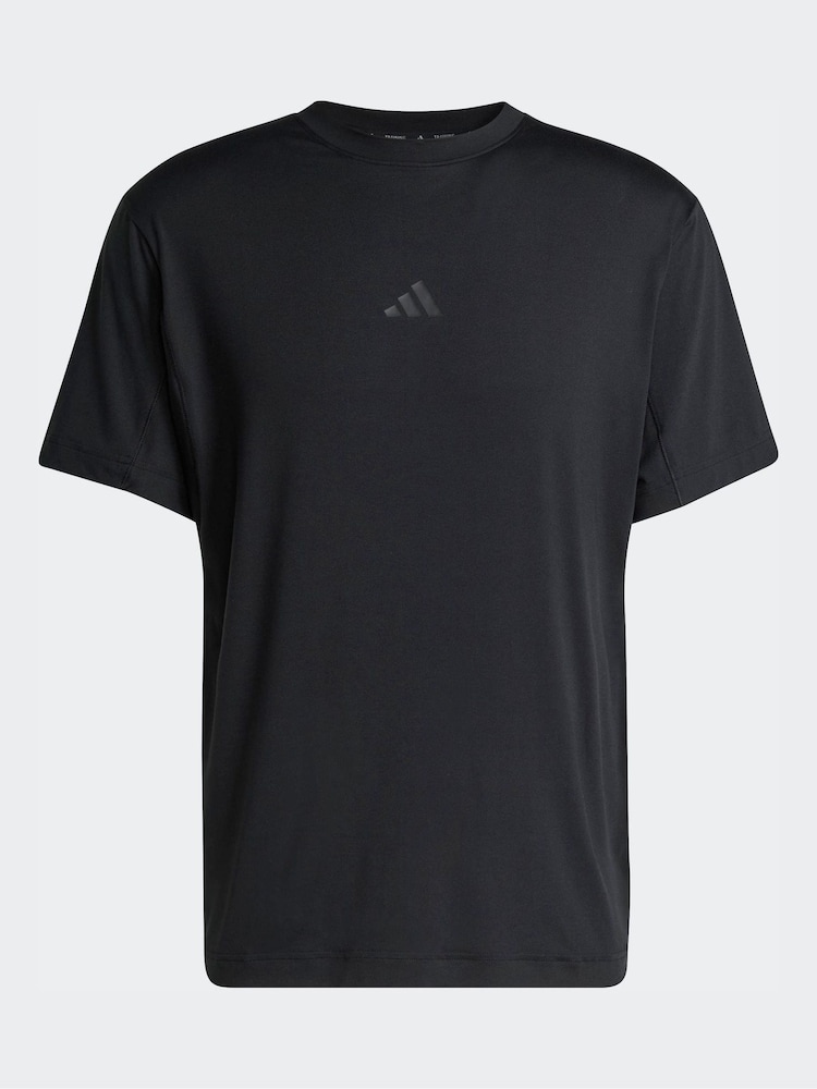 adidas Black Puremotion T-Shirt - Image 6 of 6 adidas Black Puremotion T-Shirt - Image 6 of 6