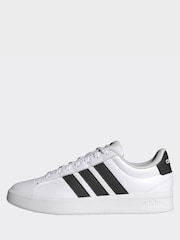 adidas White Grand Court 3.0 Shoes - Image 4 of 10