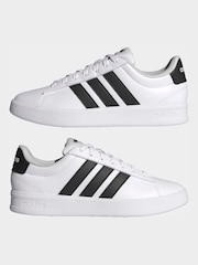 adidas White Grand Court 3.0 Shoes - Image 9 of 10