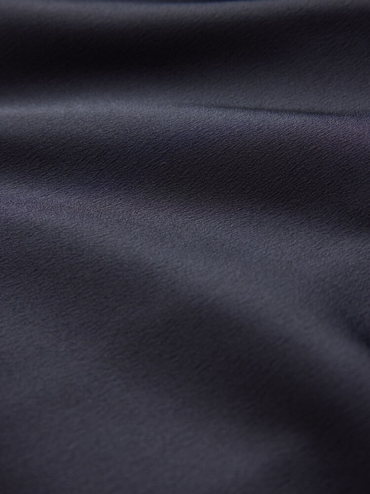 CERENE Darcy Black Super Wide Pleat Front Satin Palazzo Trousers - Image 11 of 11 CERENE Darcy Black Super Wide Pleat Front Satin Palazzo Trousers - Image 11 of 11