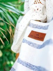 Seaspray Cream Jumbie Stripe Beach Bag And Purse Set - Image 3 of 4