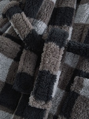 Grey Checkerboard Robe (1.5-16yrs) - Image 4 of 5