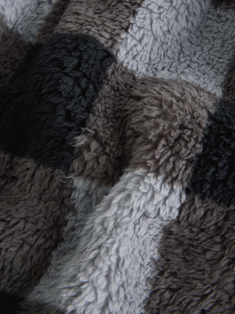 Grey Checkerboard Robe (1.5-16yrs) - Image 5 of 5