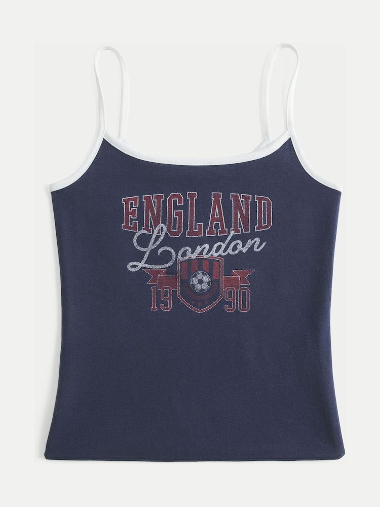 Hollister Navy England World Cup Camisole - Image 1 of 1