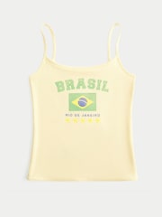 Hollister Yellow Brazil World Cup Camisole - Image 1 of 1