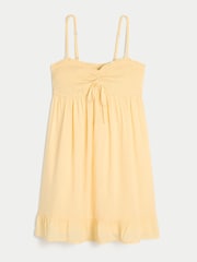 Hollister Yellow Patterned Smock Dress - Image 1 of 1