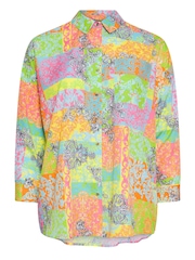 Yours Curve Orange Boyfriend Limited Shirt - Image 6 of 6