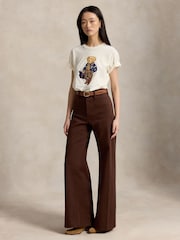 Polo Ralph Lauren White Polo Bear Cotton Crew Neck T-Shirt - Image 5 of 5