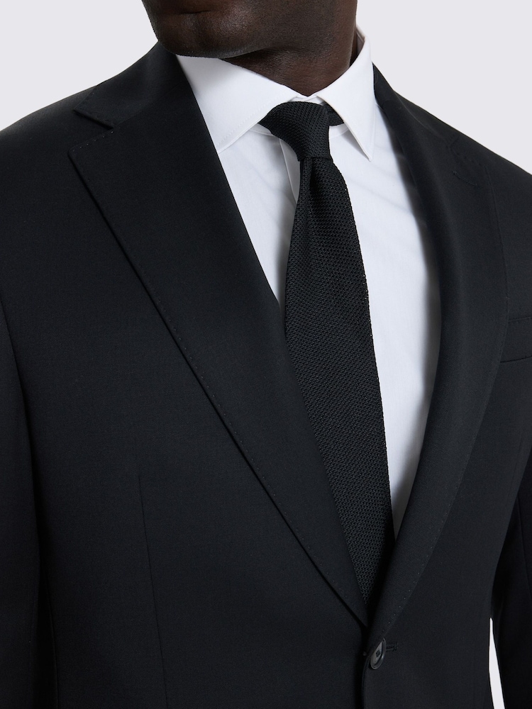 MOSS Black Slim Fit Suit Jacket - Image 6 of 6 MOSS Black Slim Fit Suit Jacket - Image 6 of 6