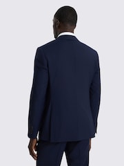 MOSS Ink Blue Slim Fit Performance Suit Jacket - Image 5 of 7