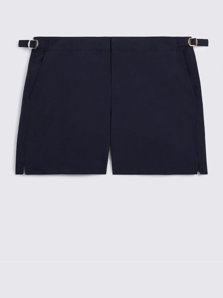 MOSS Blue Smart Swim Shorts - Image 4 of 4