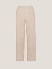 Monsoon Natural Lucy Straight Leg Linen Trousers - Image 6 of 6