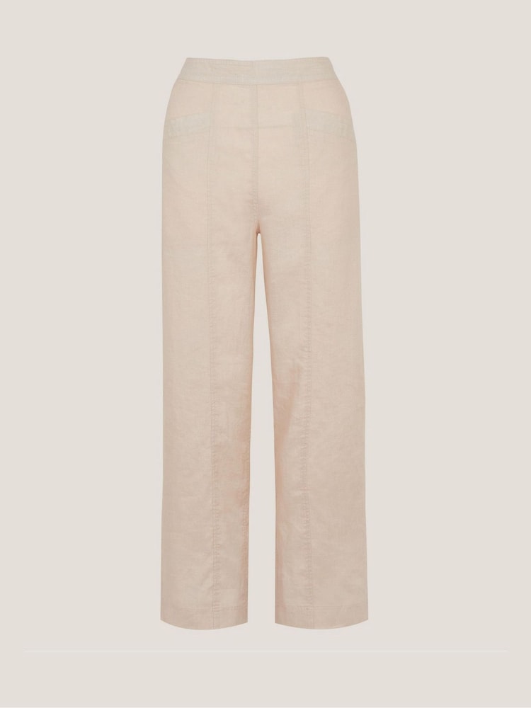 Monsoon Natural Lucy Straight Leg Linen Trousers - Image 6 of 6 Monsoon Natural Lucy Straight Leg Linen Trousers - Image 6 of 6