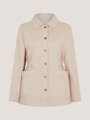 Monsoon Natural Mabel Longline Denim Jacket - Image 6 of 6