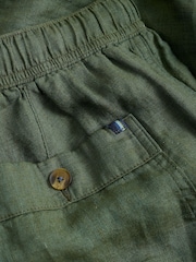 White Stuff Grey Skelmer Linen Trousers - Image 6 of 6