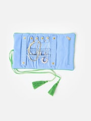 Oliver Bonas Blue Gingham Jewellery Box - Image 3 of 5