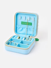 Oliver Bonas Blue Lemon Crochet Jewellery Box - Image 2 of 6