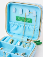Oliver Bonas Blue Lemon Crochet Jewellery Box - Image 5 of 6
