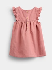 JoJo Maman Bébé Rose Pink Peter Rabbit™ Flopsy Bunny Cord Dress & Bodysuit - Image 3 of 7