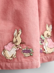 JoJo Maman Bébé Rose Pink Peter Rabbit™ Flopsy Bunny Cord Dress & Bodysuit - Image 7 of 7